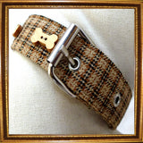 Dog Collar & Lead Sets Tweed Dog Collar & Lead by Prediletto - Prince & Princess Designer Petwear 